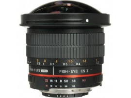 Samyang For Nikon 8mm F/3.5 Aspherical IF MC Fisheye CS II DH (Detachable Hood)